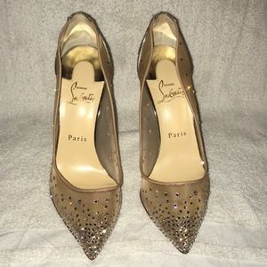 CHRISTIAN LOU BOUTION . Follies Strass 100 Cn2z